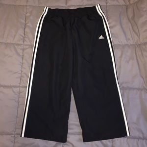 Wide Leg Adidas Capris